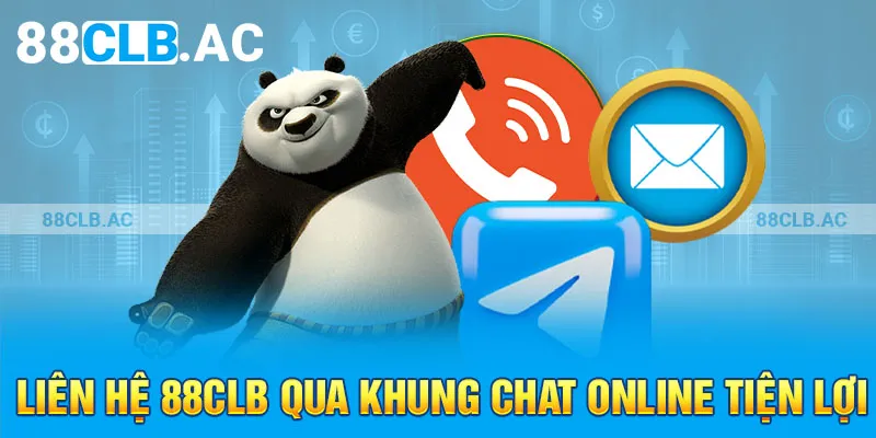 Liên hệ 88CLB qua khung chat online tiện lợi